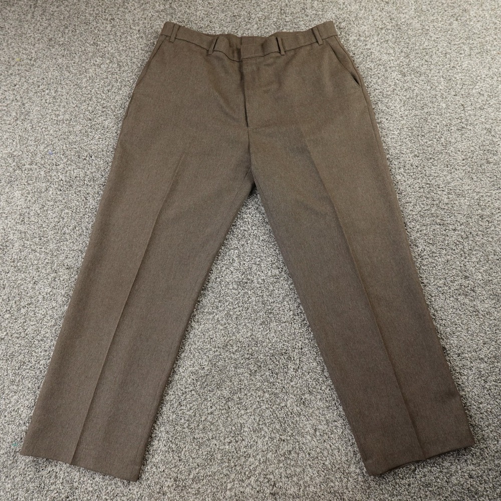 VTG Levis Pants Mens 38X29 Brown Action Slacks Chino Dress Trousers Work 90s Y2K